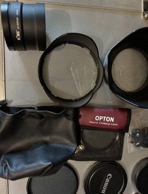 Job Lot Canon Camera Accessory Bundle Hoods Macro Filters Caps Cleaning Tools… — photo 3