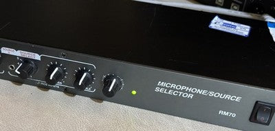 Rolls RM70 Mic Microphone/Source Selector Rack Mounted — photo 3