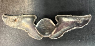 WW2 USAAF Navigator Wings Badge Sterling Silver US Army Air Forces B17 — photo 2
