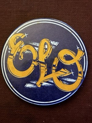 ELO Electric Light Orchestra Vintage Metal Pin Badge 1970s Classic Rock  2 1/4" — photo 1