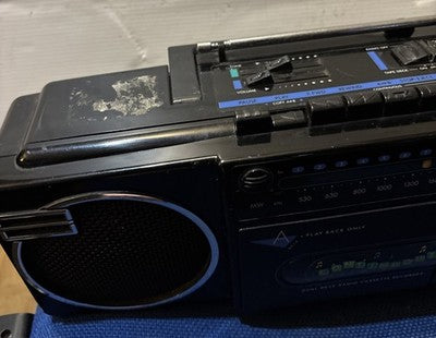 Philips D8077 "Moving Sound" Cassette Radio Boombox 1980s — photo 4