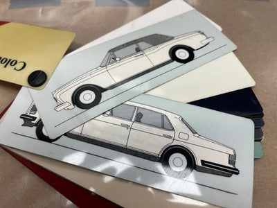 1992-95 Rolls Royce Bentley Paint Colour Sample Book TSD5298 Spirit Spur Turbo R — photo 4