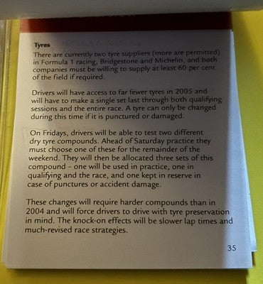 Ferrari Monaco Grand Prix 2005 Team Staff Race Information Booklet & Earplugs F1 — photo 5