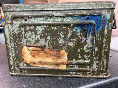 Vintage WWII US Military CANCO Cal .30 M1 Ammunition Box Steel Ammo Can — photo 11
