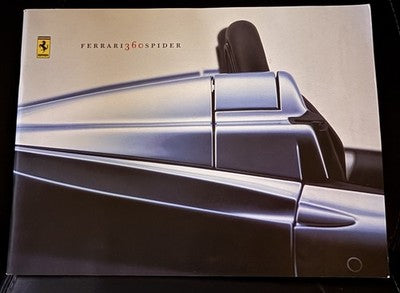 Ferrari 360 Spider Original Factory Sales Brochure 2000 1602/00 Large Format — photo 1