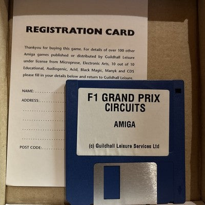 F1 GP Circuits (Idea Software, 1991)  for AMIGA — photo 2