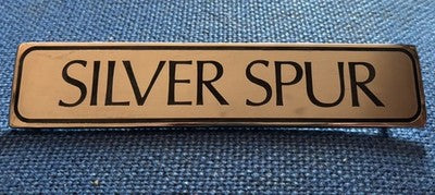 Rolls Royce Silver Spur Boot Trunk Badge GENUINE — photo 1