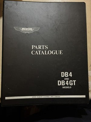 Aston Martin DB4 / DB4GT Spare Parts Catalogue — photo 1