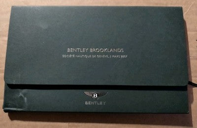 Bentley Brooklands Société Nautique de Genève 2007 Launch Brochure Pack — photo 1