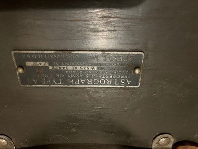 Astrograph Projector Type A-1 With Box by Sperti Inc WW2 USAAF B17 Navigation — photo 4