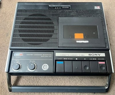 Sony TC-95A Vintage Portable Cassette Player Recorder - Tested & Working — photo 6