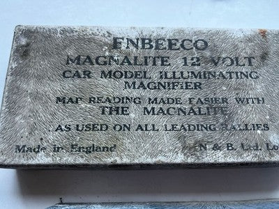 Enbeeco Magnalite 12V Illuminated Map Reading Magnifier Classic Car Rally — photo 4