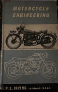 Motorcycle Engineering P. E. Irving Book Edition 1962 — photo 1