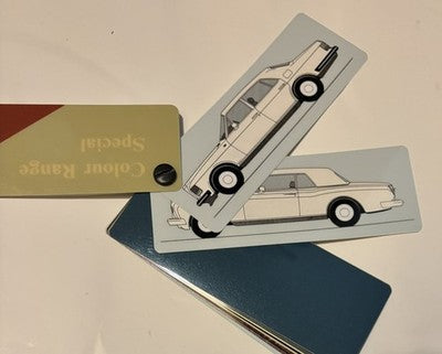 Rolls Royce Bentley SPECIAL PAINT COLOUR Sample Swatch Book TSD 4976 Spirit Spur — photo 3