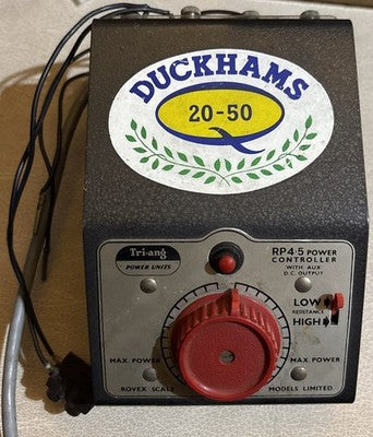 Tri-ang Power Units RP 4.5 Power Controller Built in Britain DC 12V Out Untested — photo 1