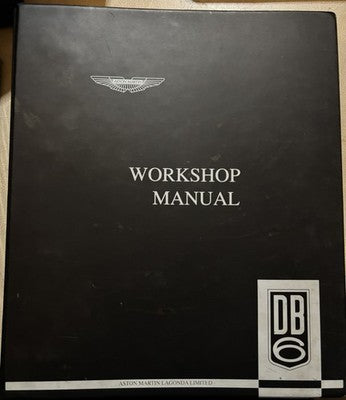 Aston Martin DB6 Workshop Manual ORIGINAL FACTORY ISSUE — photo 1