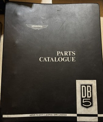 Aston Martin DB5 Spare Parts Catalogue  ORIGINAL FACTORY ISSUE — photo 1