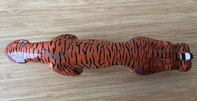 Vintage Hand Painted Jaguar Leaping Cat Bonnet Mascot Emblem — photo 7