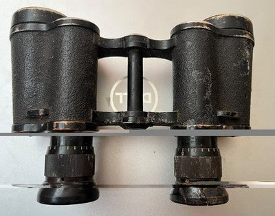 1940 German Military WWII Carl Zeiss Jena 6x30 Dienstglas H/6400 Binoculars WW2 — photo 1