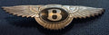Genuine Bentley UR1559 Winged B Rear Bumper Badge Mark VI R Type S1 S2 S3 — photo 1