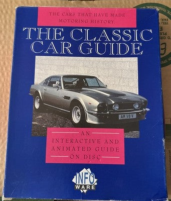 Big Box Game/Software Infoware - The Classic Car Guide PC RARE DOS — photo 1