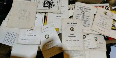 Job Lot Vintage Auto Ghana - Ghana Motor Club Rally Magazines / Programmes — photo 4