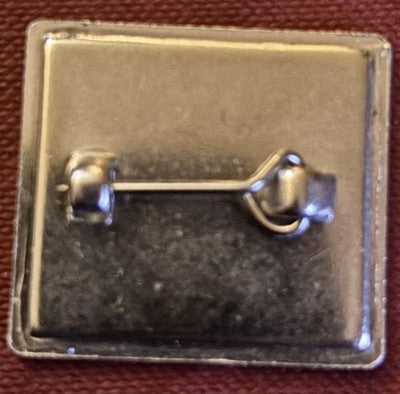 AC/DC Back In Black Vintage 1980s Metal Pin Badge Classic Rock Metal — photo 2