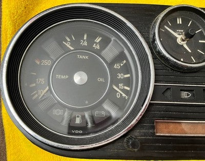 Mercedes W108 280S Dashboard Instrument Cluster Speedo 140MPH — photo 4