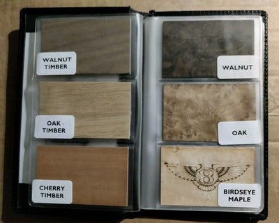 Bentley Cars Interior Trim Wood Samples for Dealership Continental Arnage Azure — photo 3