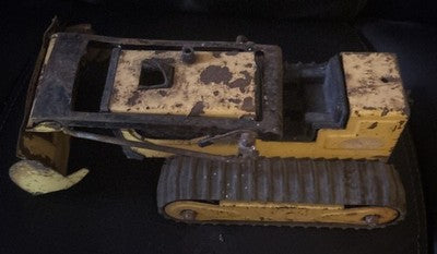 Vintage 1974-75 Tonka T-6 Tracked Bulldozer 41240 Pressed Steel Toy Dozer — photo 2