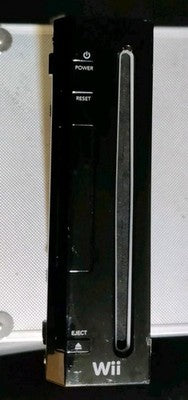 Nintendo Wii RVL-001 Video Game Console Only Black For Parts Powers On — photo 1