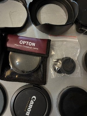 Job Lot Canon Camera Accessory Bundle Hoods Macro Filters Caps Cleaning Tools… — photo 6