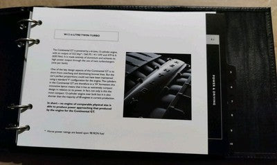 Bentley Continental GT Insight Dealer Brochure 2004 Binder Folder RARE — photo 6
