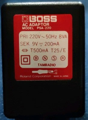 Boss Vintage Effects Pedal Mains Adaptor PSA-220 — photo 1