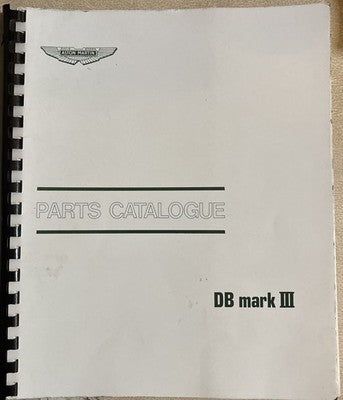 Aston Martin Parts Catalogue David Brown DB Mk3 III — photo 1