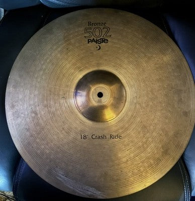 Paiste 502 Bronze Crash Ride Cymbal 18" — photo 1