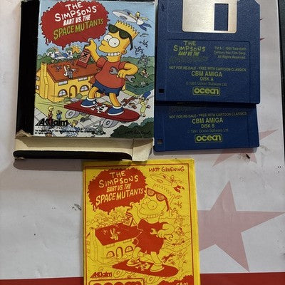 Commodore Amiga - The Simpsons Bart vs The Space Mutants Boxed with Manual — photo 1