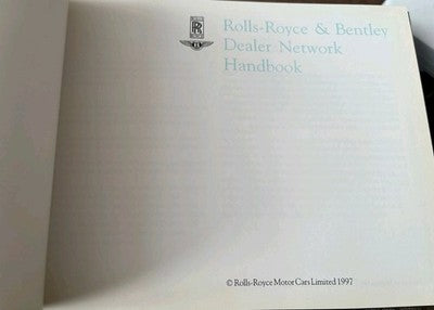 Rolls Royce Bentley Service Handbook Post-98 Spirit Spur Dawn Continental etc... — photo 2