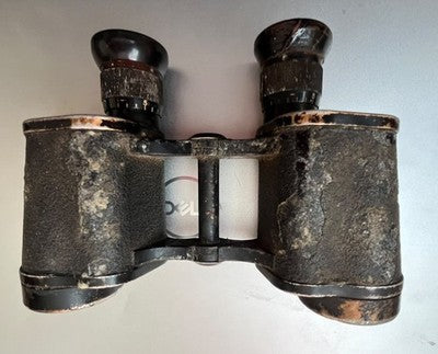 1940 German Military WWII Carl Zeiss Jena 6x30 Dienstglas H/6400 Binoculars WW2 — photo 3
