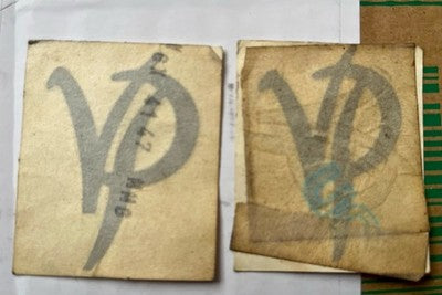New Old Stock Jaguar Daimler VDP  Vanden Plas Stickers Decals in Silver — photo 1