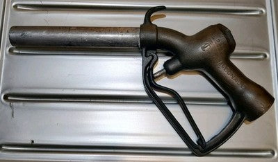 Vintage McDonald Brass Petrol / Gas Pump Trigger Nozzle — photo 1