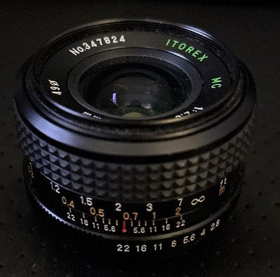 Itorex MC 28mm f/2.8 Wide Angle Manual Focus Lens Pentax K PK Mount — photo 1