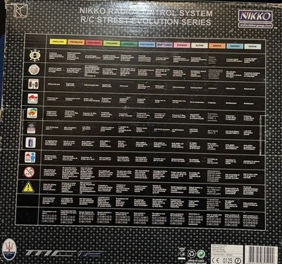 Nikko 1:18 Scale R/C Evolution Series Maserati MC12 GT 180202A NEW BOXED RARE — photo 3
