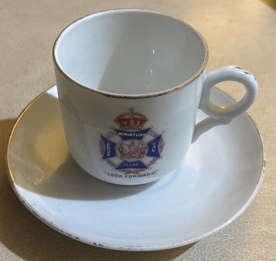 Society of Miniature Rifle Clubs SMRC Award Teacup & Saucer Small Bore — photo 2