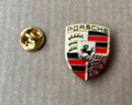 Vintage Enamel Porsche Logo Pin Badge — photo 1