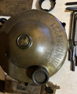 Antique 1926 Primus No. 221 Portable Stove - Date Code P1 - Complete Original — photo 4