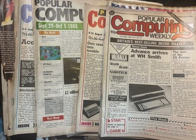 LARGE JOB LOT BUNDLE of Popular/Home Computing Weekly Magazines 1983-1990 — photo 4