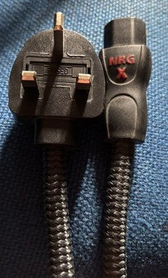 AudioQuest NRG-X3 AC Power Cable UK to C17 IEC 2 Metre 2M Kettle Lead Audiophile — photo 1