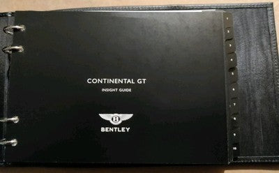 Bentley Continental GT Insight Dealer Brochure 2004 Binder Folder RARE — photo 2