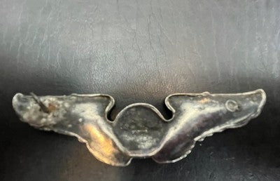 WW2 USAAF Navigator Wings Badge Sterling Silver US Army Air Forces B17 — photo 4